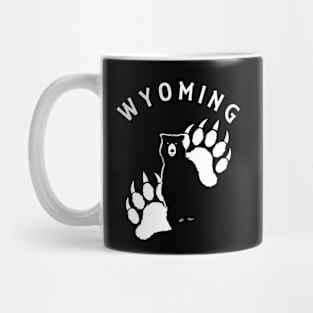 Standing Bear Silhouette - Wyoming Wildlife Mug